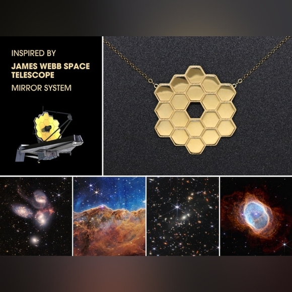 James Webb Space Telescope Mirror Pendant - Picture 7 of 8